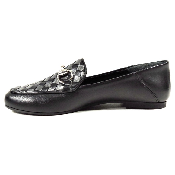 WOMEN'S BLACK LEATHER SUMMER LOAFERS - Picture 6 of 8